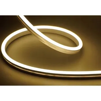 LED páska NEON LED 24V 10x18 SILIKONOVÝ 1M BÍLÝ TEPLÝ IP67