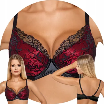 Dámské spodní prádlo Paripari push-up podprsenka černá velikost 70G