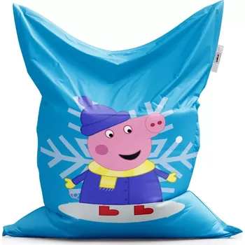 Sedací pytel Sedací vak Classic Prasátko Pepina Vločka - Sablio - 150x100 cm