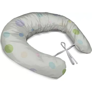 Kojící polštář Sablio Těhotenský polštář Tříbarevné puntíky