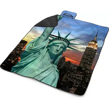 deka Sablio Plážová deka Socha Svobody: 200x140 cm