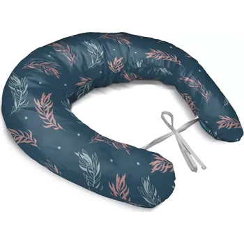 Kojící polštář Sablio Těhotenský polštář Barevná peříčka