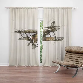 Závěs Sablio Závěsy Historický dvouplošník Vintage: 2ks 140x250cm