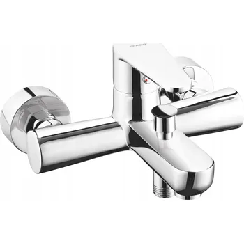 Vodovodní baterie Nástěnná vanová baterie páková Ferro Algeo stříbrná BAG1