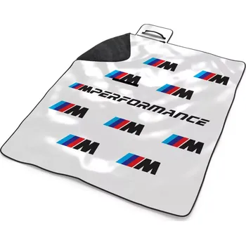 deka Sablio Plážová deka MPERFORMANCE bílý vzor: 200x140 cm