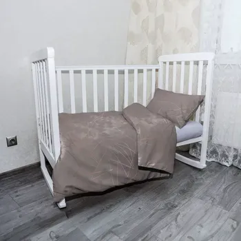 Povlečení Sablio Mikroplyšové povlečení do dětské postýlky Trojúhelníková abstrakce - 100x135 / 40x60