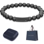 PÁNSKÝ NÁRAMEK S ČERNÝMI KAMENY TOMMY HILFIGER