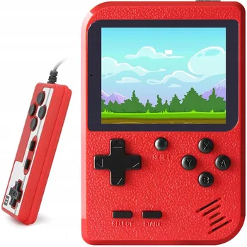 Herní konzole PŘENOSNÁ MINI KONZOLE RETRO HRY 500 klasických her pro děti