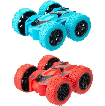 autíčko Dvojstranné kaskadérské auto pro děti | hračky - MODRÁ A ČERVENÁ