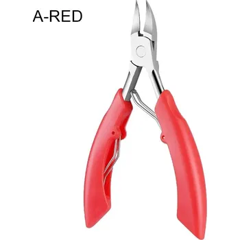Kleště na nehty Kleštičky na zarostlé a silné nehty | pedikúra, péče o nehty - červená