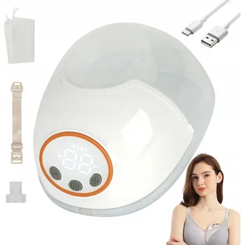 ELEKTRICKÁ ODSÁVAČKA MATEŘSKÉHO MLÉKA NOSITELNÁ 4 REŽIMY 12 ÚROVNÍ SÁNÍ 150 ML