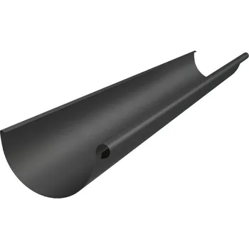 okap Žlab okapový ROBUST rozvinutá šířka 250 mm černá - 6 m