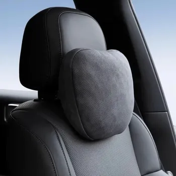 Cestovní polštářek Krční polštář ergonomický do auta | opěrka hlavy - Černý