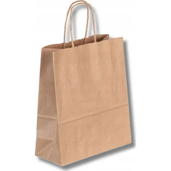 Obraz Papírová taška Profil 18x8x21 cm hnědá