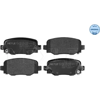 Brzdový systém Sada brzdových destiček, kotoučová brzda MEYLE 025 257 3418