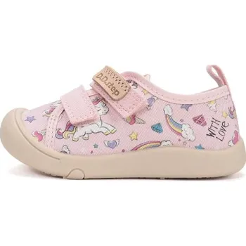 Dívčí bačkory D.D.step plátěnka C100 61621 růžová, velikost 27