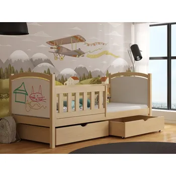 Dětská postel Dětská postel se zábranou Neo Barva dřeva: Borovice přírodní, 80x180