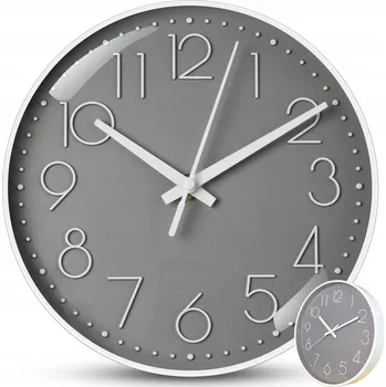 Hodiny Nástěnné hodiny Bedee šedé 30,48 cm