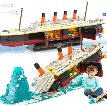 ostatní stavebnice Stavebnice Titanic, 1825 dílků, plastová