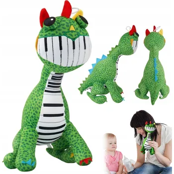 plyšák Roztomilý Plyšová Hračka Dino 30 cm pro kluky i holky, příjemný na dotek