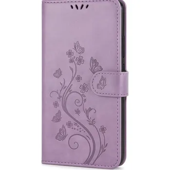 Pouzdro na mobilní telefon Flipové pouzdro Outlet_Joker pro Samsung Galaxy S24 Ultra fialové