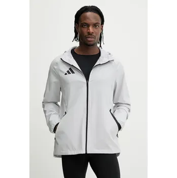 Pánská větrovka Tréninková bunda adidas Performance KD3336 šedá 09X, vel. XL