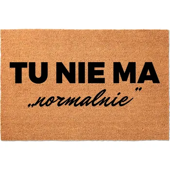 Rohožka KOKOSOVÁ VSTUPNÍ ROHOŽKA PŘED DVEŘE 40X60 - ZDE NENÍ NORMÁLNĚ