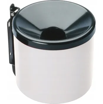 Popelník POPELNÍK Nástěnný popelník samozhášecí venkovní vnitřní BÍLÝ MALÝ