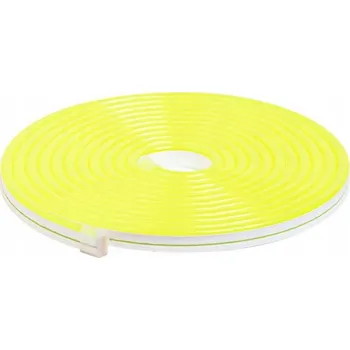 LED páska NEON FLEX LED pásek 12V 10W NEON METR SILNÝ ŽLUTÝ