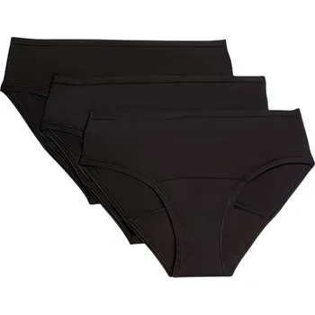 Menstruační kalhotky Marks & Spencer Vysoce savé menstruační kalhotky, 3 ks, barva černá, velikost 10 3ks