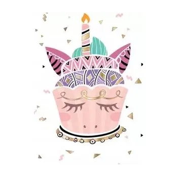 Mini sešit B8 Jednorožec Dort, Henry