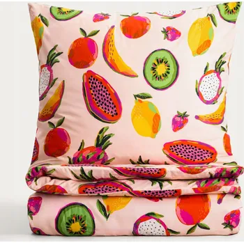 Povlečení Povlečení FRUTTI z mikrovlákna s ovocem 160x200 + 2*70x80 cm HOMLA