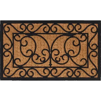 Rohožka, obdélníková, 45x75 cm, guma a vlákno