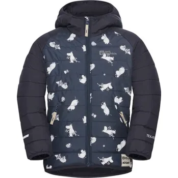 Dívčí bunda Jack Wolfskin Dunkelblau/ Weiß 5253984 92