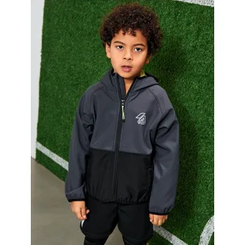 Oblečení a móda Sinsay - Softshellová bunda s&nbsp;kapucí - vícebarevná - 101GX-MLC - 101GX-MLC-128