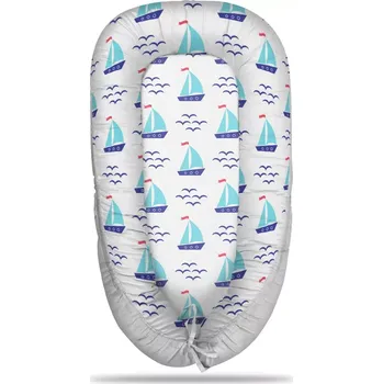 Hnízdečko pro miminko Sablio Hnízdečko pro miminko Modré lodičky