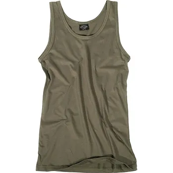 Pánské tílko MILTEC Nátělník bavlněný Olive Drab TANK TOP Mil-Tec® zelený Vyberte velikost: 3XL