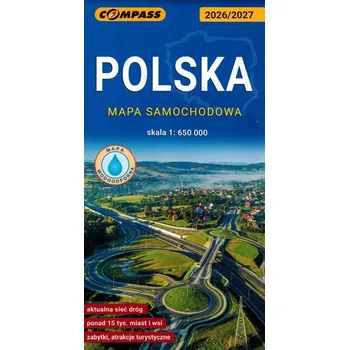 Mapa samochodowa. Polska 1:650 000 Kolektiv autorů