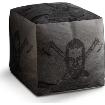 Taburet Sablio Taburet Cube Vikingové Stone: 40x40x40 cm