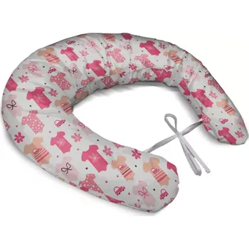 Kojící polštář Sablio Těhotenský polštář Růžové oblečky