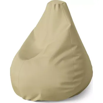 Sedací pytel Sedací vak Pear Žlutohnědá - Sablio - 70 x 95 x 15 cm