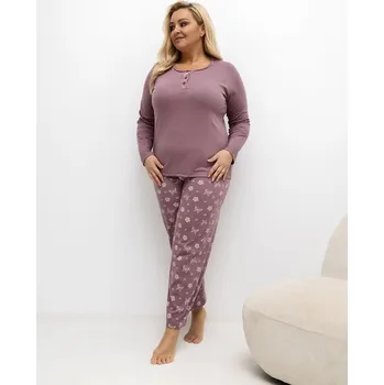 Pánské pyžamo Pyžamo DU PI FP 500.25 tmavě růžové XL