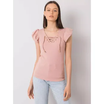 Dámská košile Halenka DHJ BZ 13301.34P světle růžová jedna velikost