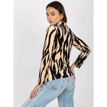 Dámská košile RP Halenka BZ 8187 1.02X černá a béžová jedna velikost