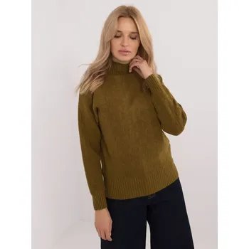 Dámský svetr Jumper AT SW 2339.54 olivově zelený jedna velikost