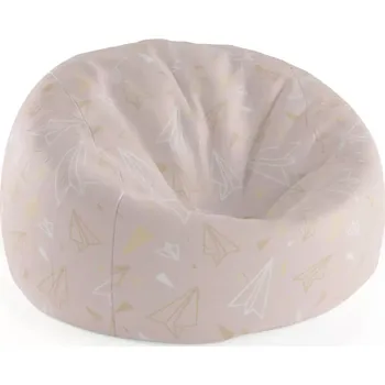 Sedací pytel Sablio Sedací vak Cocoon Papírové vlaštovky - 115 x 75 cm x 45 cm - Sablio