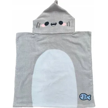 Dětský ručník s kapucí Archie the Shark - Žralok 100x50 cm
