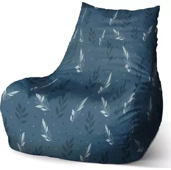 Sedací pytel Sedací vak Bean Modré klásky - Sablio - 100 x 90 x 45 cm