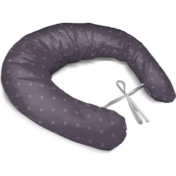 Kojící polštář Sablio Těhotenský polštář Bílé čtverce