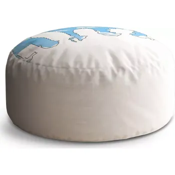 Taburet Sablio Kulatý taburet Circle Cartoon 1: 38x48 cm - Sablio